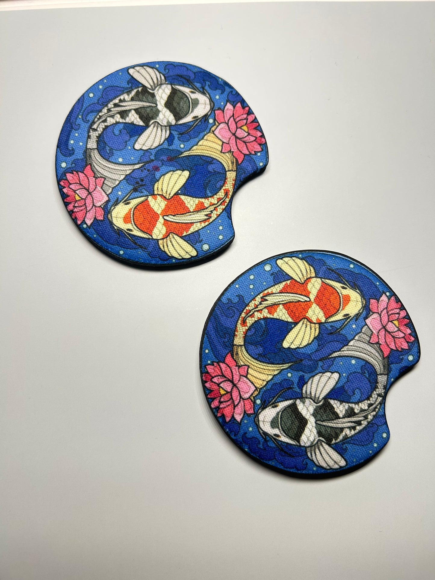 Koi Fish Car Coasters