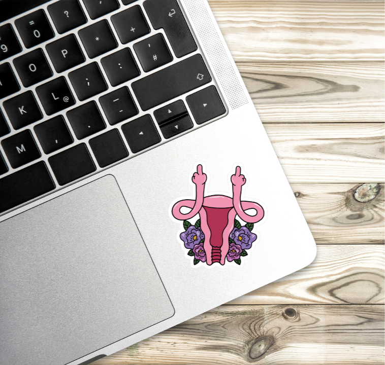 Uterus  Vinyl Waterproof Sticker