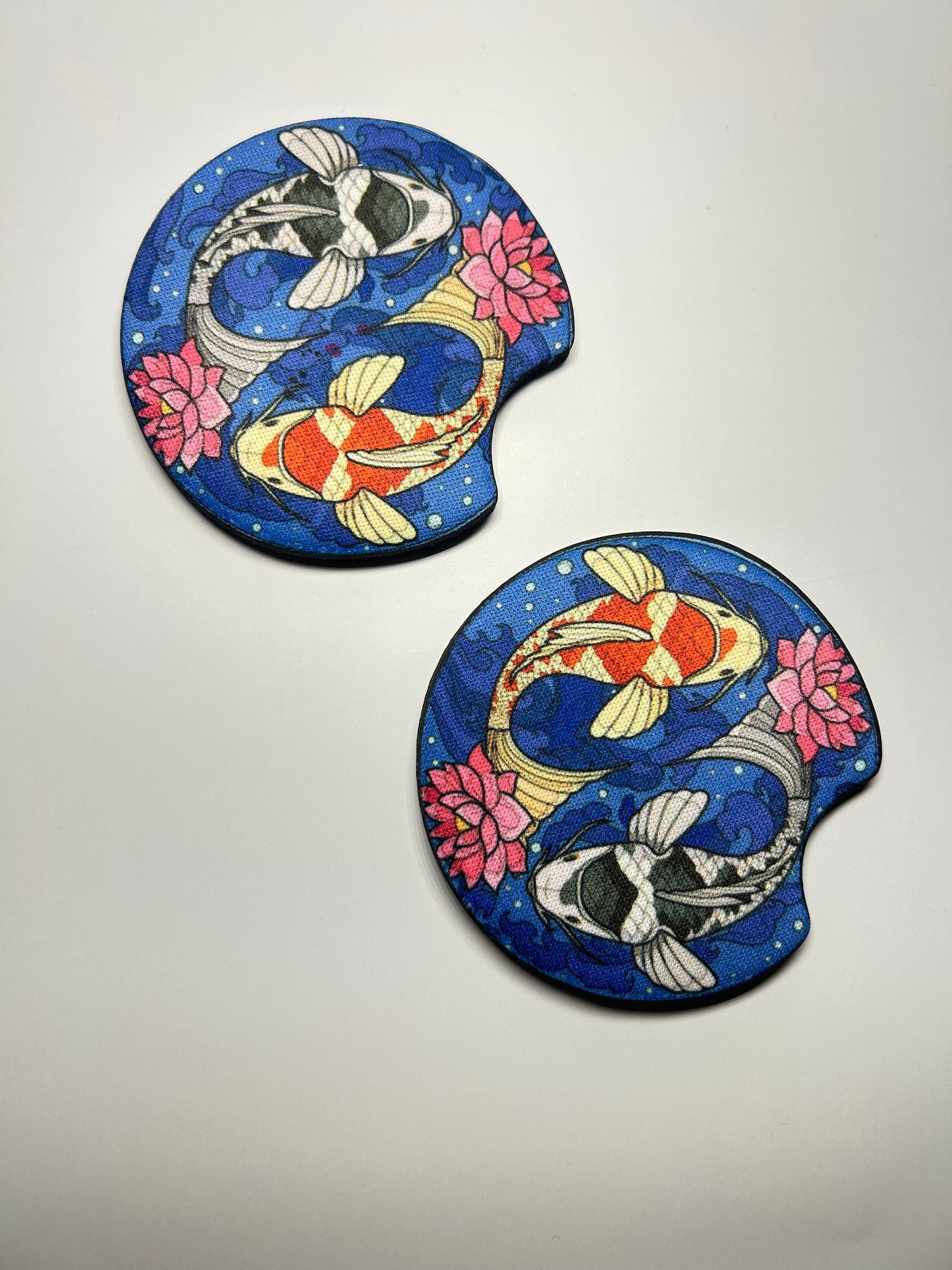 Koi Fish Car Coasters