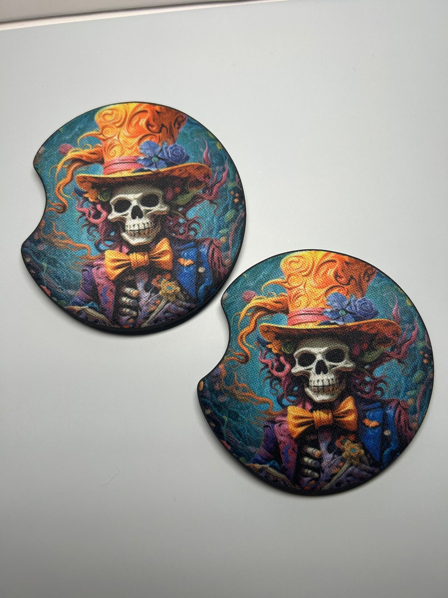 Skeleton Car Coasters