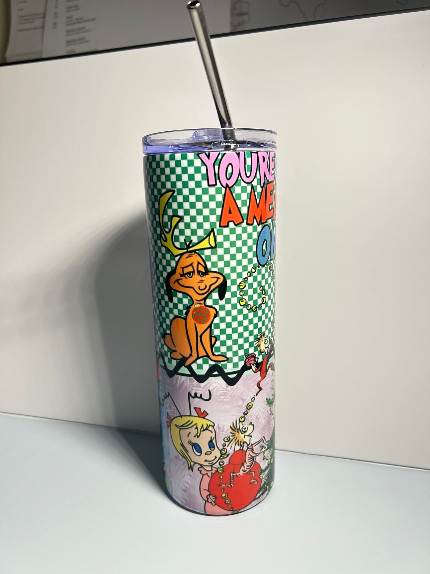 The Grinch tumbler