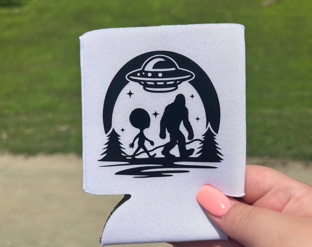 Alien x Sasquatch Koozie | Personalized Gift